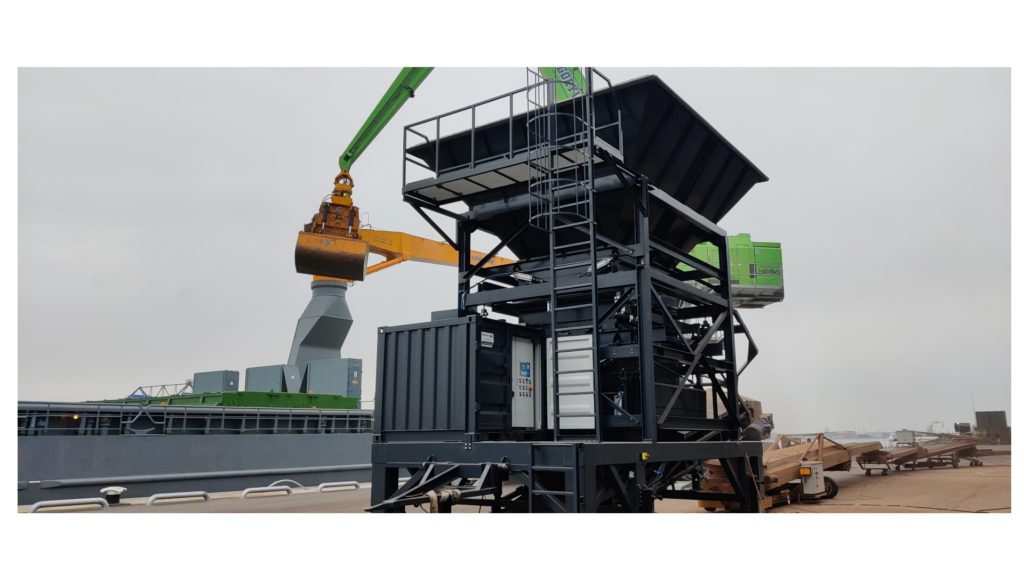 Duplex scale which is used in factories for weighing solids as well as for weighing liquids.