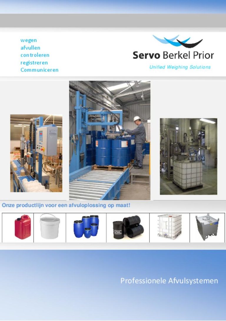 Filling stations for drums and IBC’s