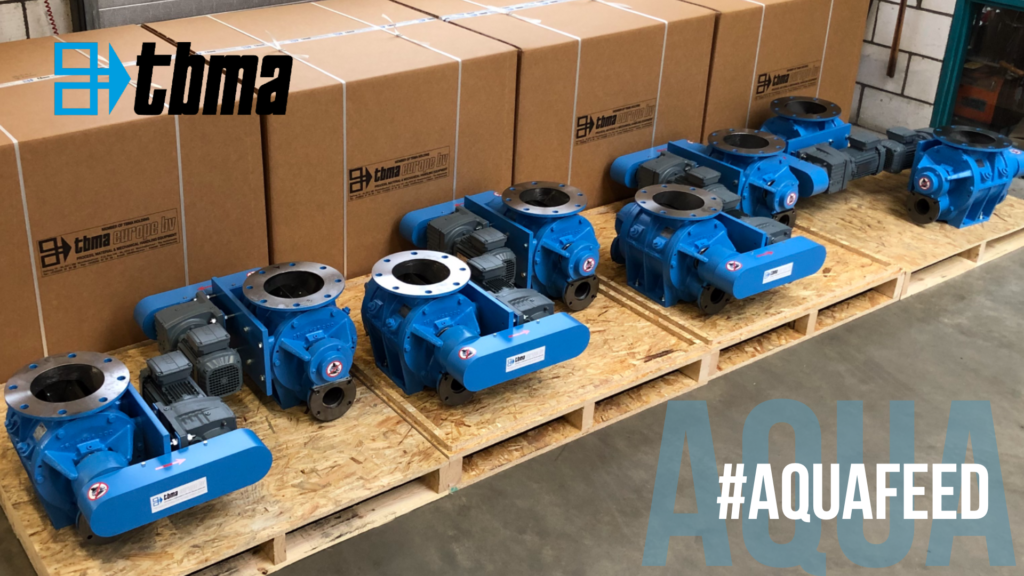 Rotary valves for Aquafeed