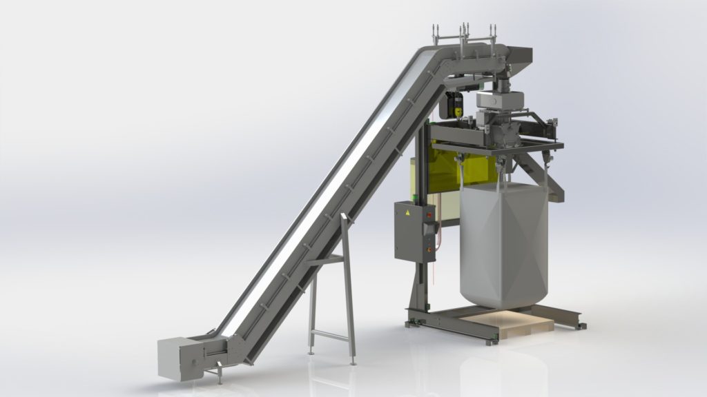 Slim ontwerp Big-Bag vulunits voor Van Delft Biscuits