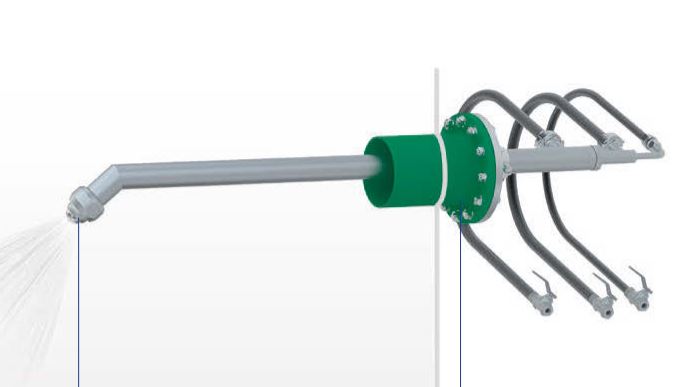 Nozzles and systems for the powerplant industry