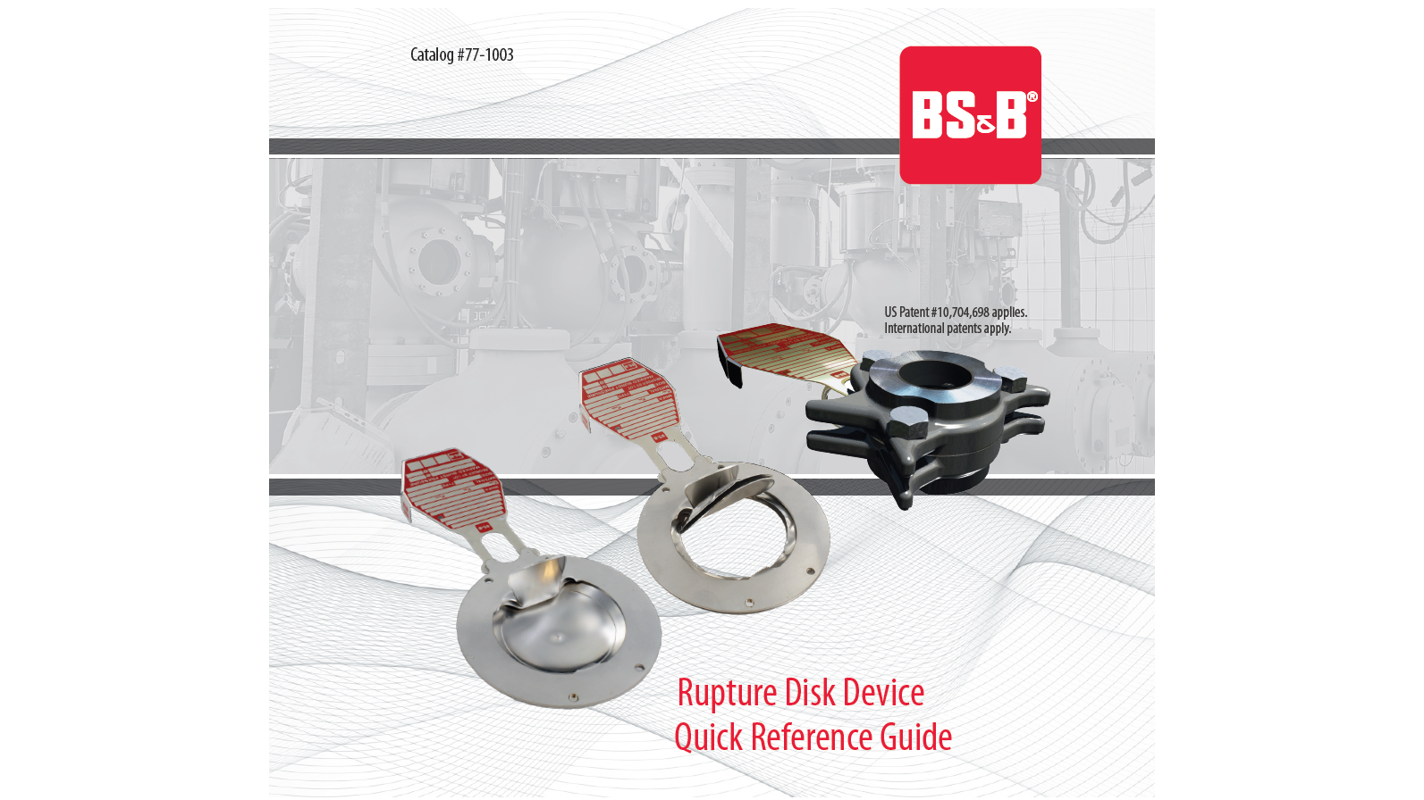 Rupture Disc Devices