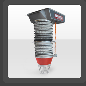 Stanelle Jet Loader RONDO 300 M VK with closing cone – loading spout with increased loading capacity