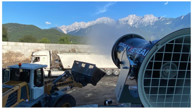 Aquaco has excellent solutions for adequate dust control indoors and outdoors.