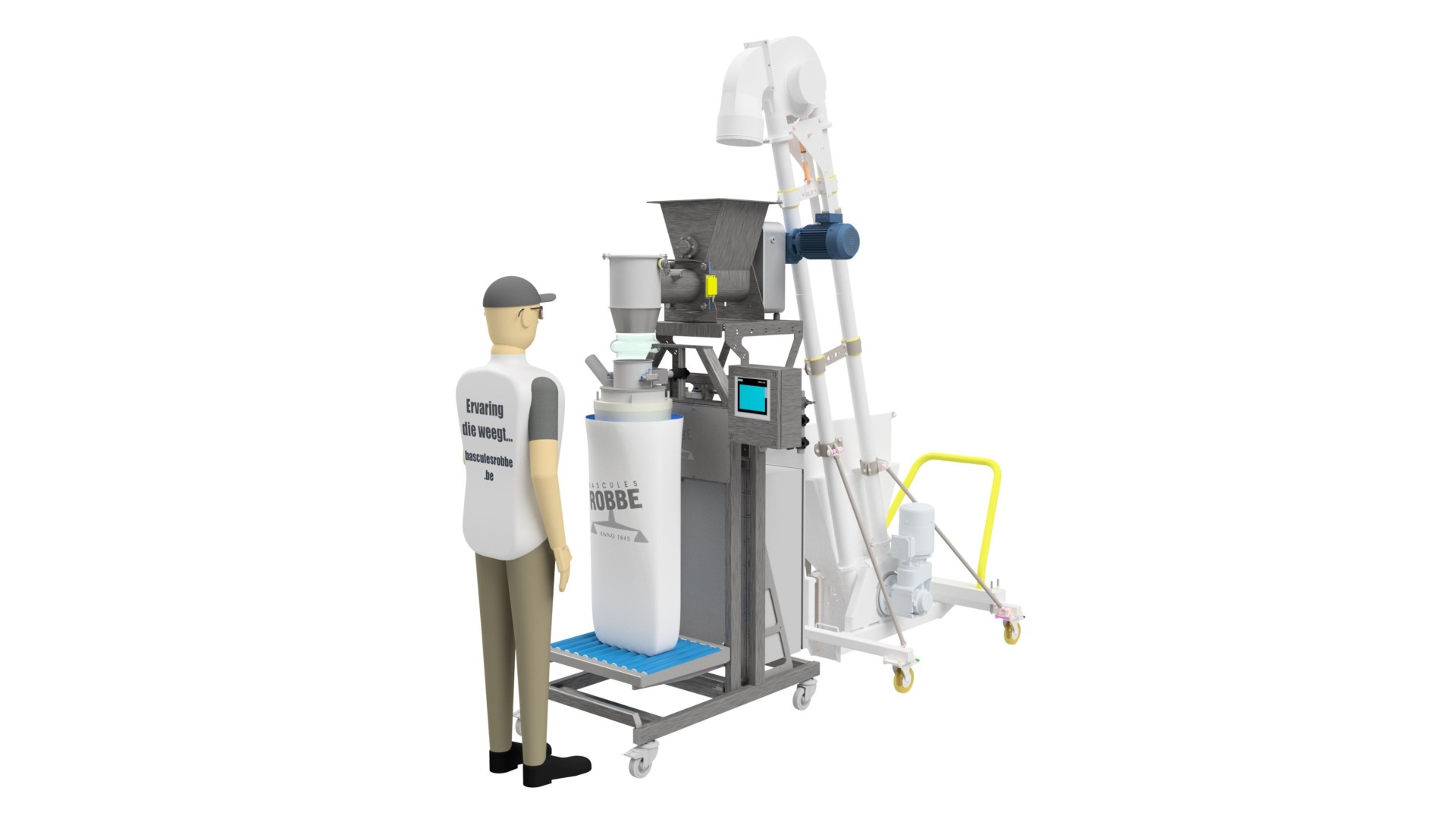 Mobile bagging machines