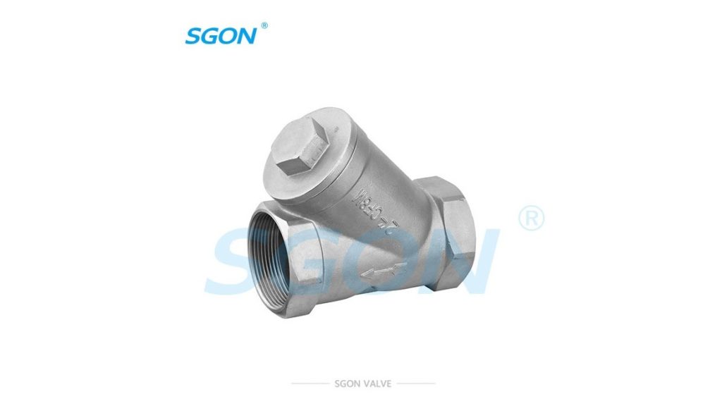 Y Type check valve