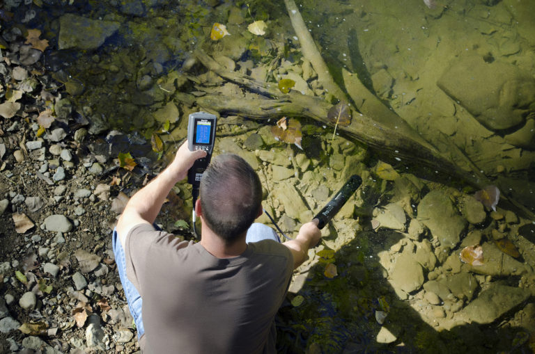 Versatile portable multiparameter instrument with digital sensors.