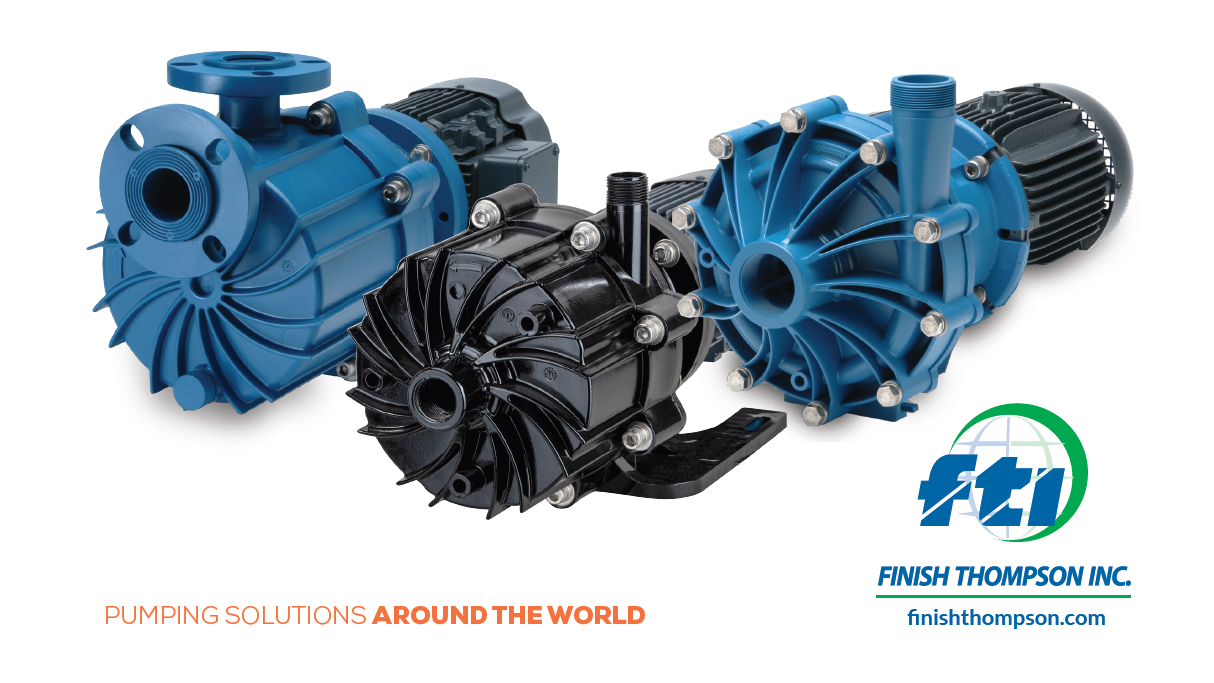 Finish Thompson magnetic coupled transfer pump. Dry-running insensitive. Best-in-class efficiency. Designed to deliver performance.