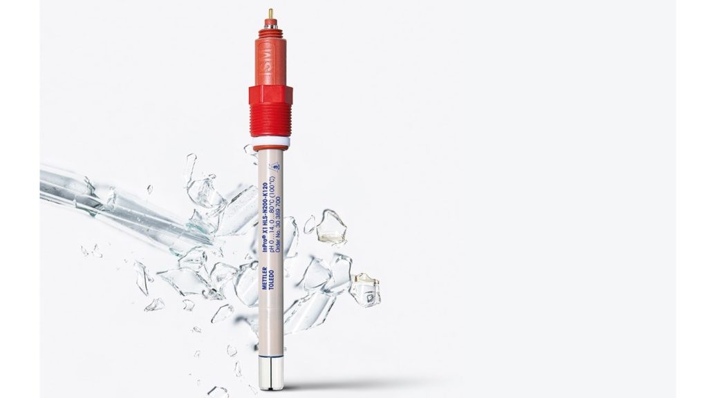 Eerste onbreekbare en CIP-bestendige inline pH elektrode