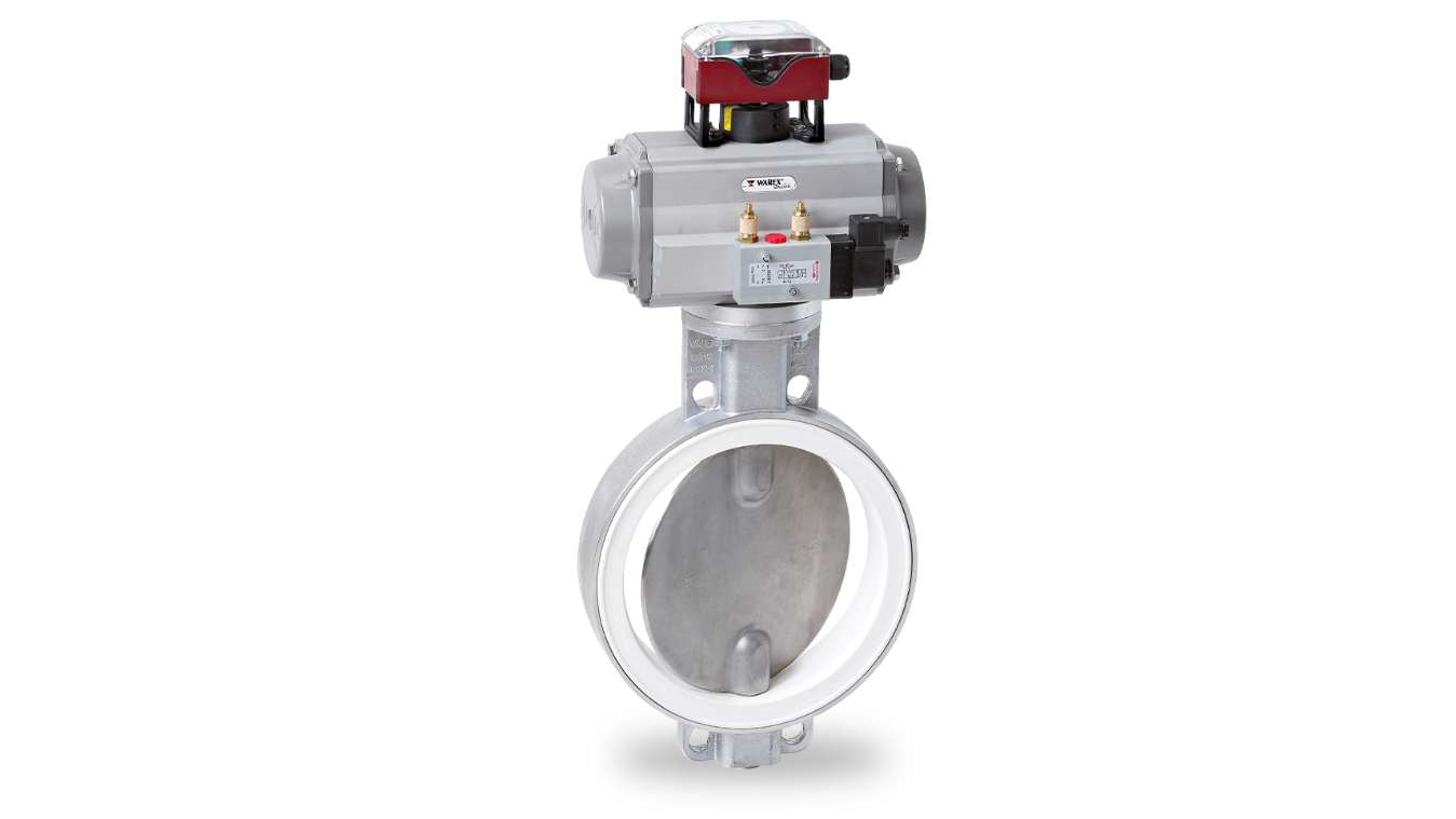 Vlinderkleppen voor droge grondstoffen