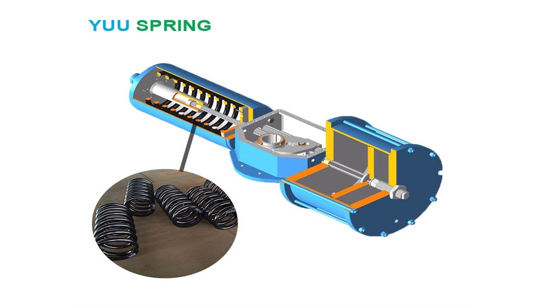 High Performance Rust-proof Fork Type Pneumatic Spring