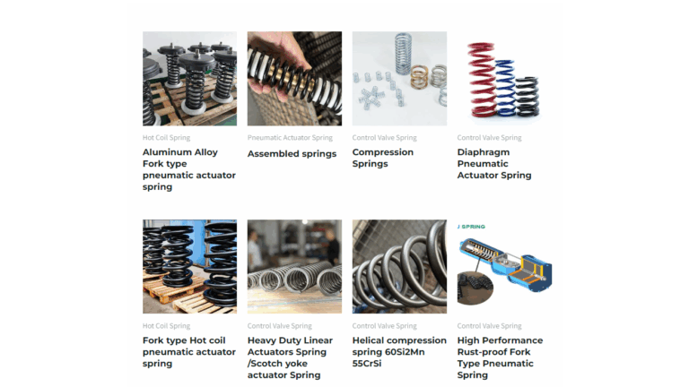 Pneumatic Actuator Spring