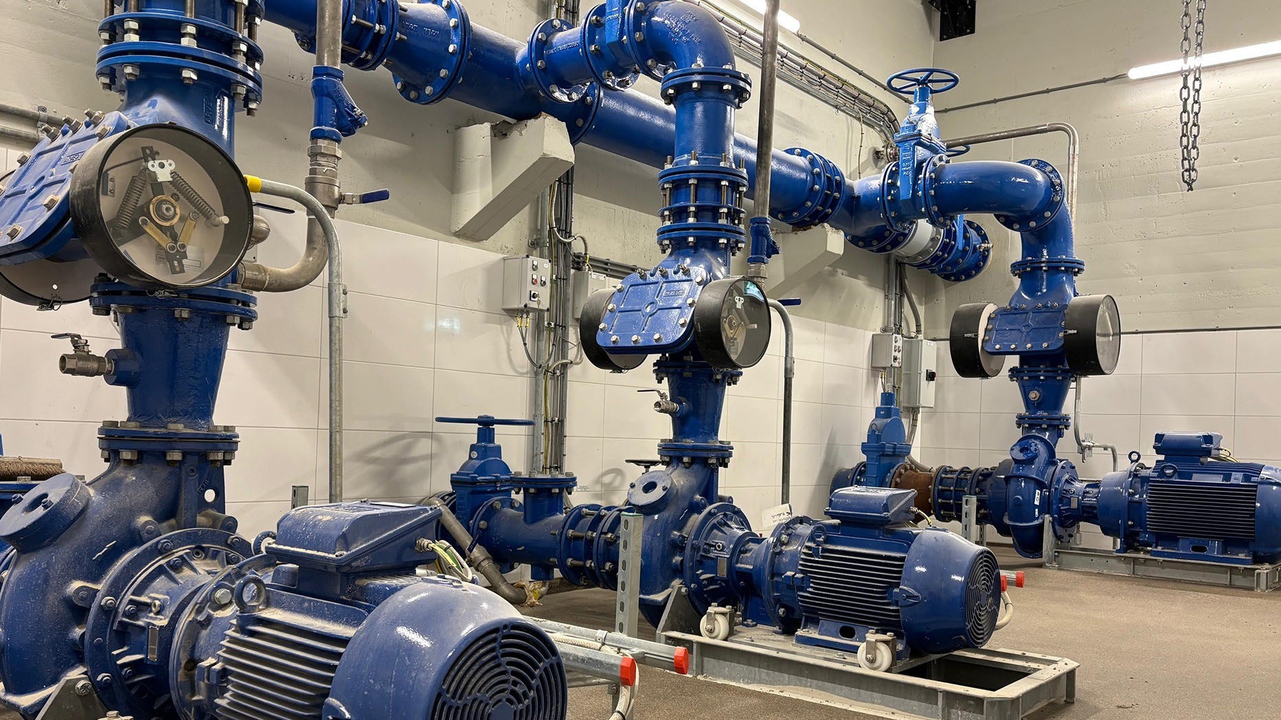 Sewage pumping stations