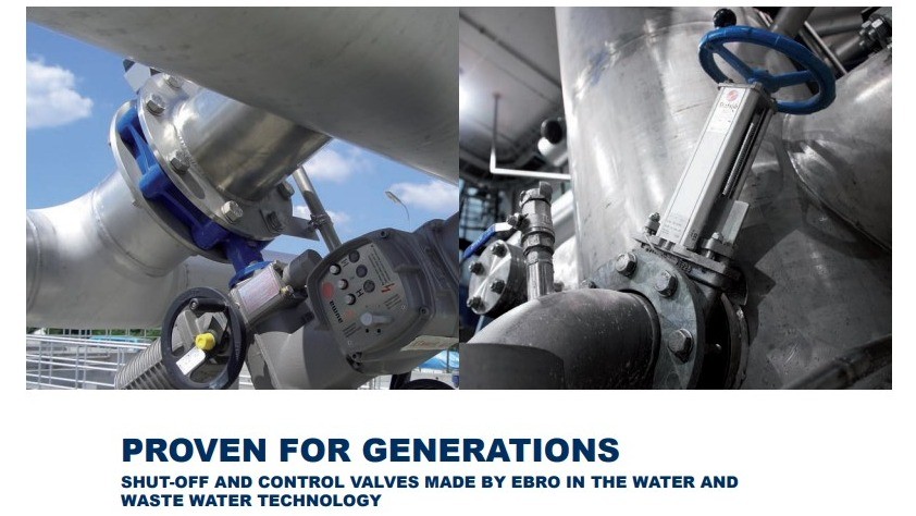 EBRO Armaturen GmbH GERMANY manufactures a very full range of butterfly valves and actuators for all industrial applications.