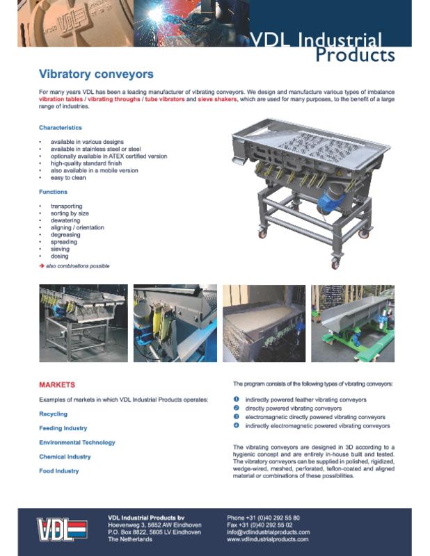 Vibrating conveyors