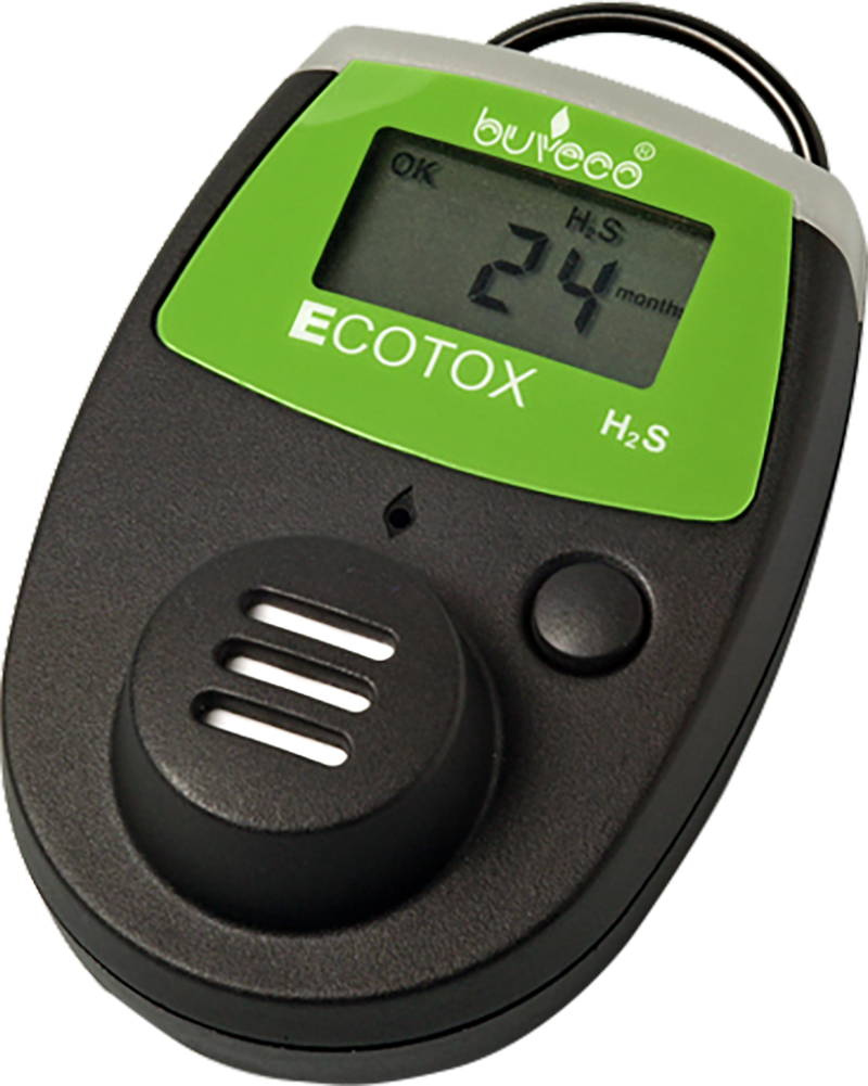 Ecotox Portable single gasdetector O2, H2S en CO