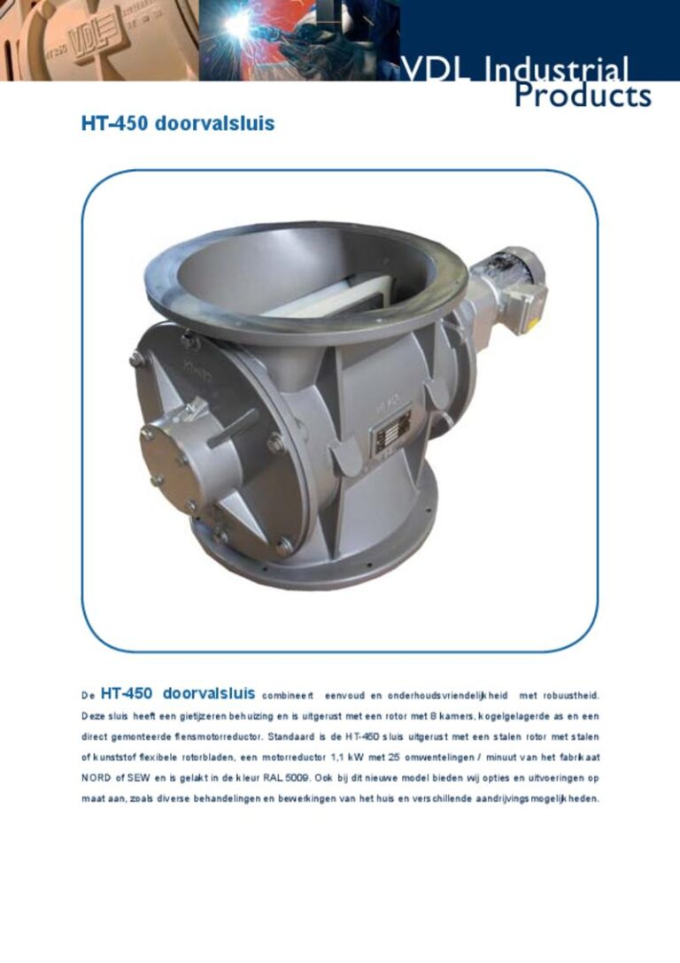 VDL HT-450 doorvalsluis met een grotere capaciteit