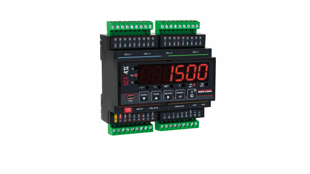 Rice Lake Weighing Systems®️SCT-4XD Belt Scale Integrator