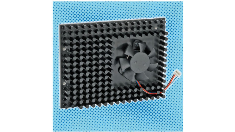 Chip Kühler HXB100 entwärmt mehrere Bauteile gleichzeitig