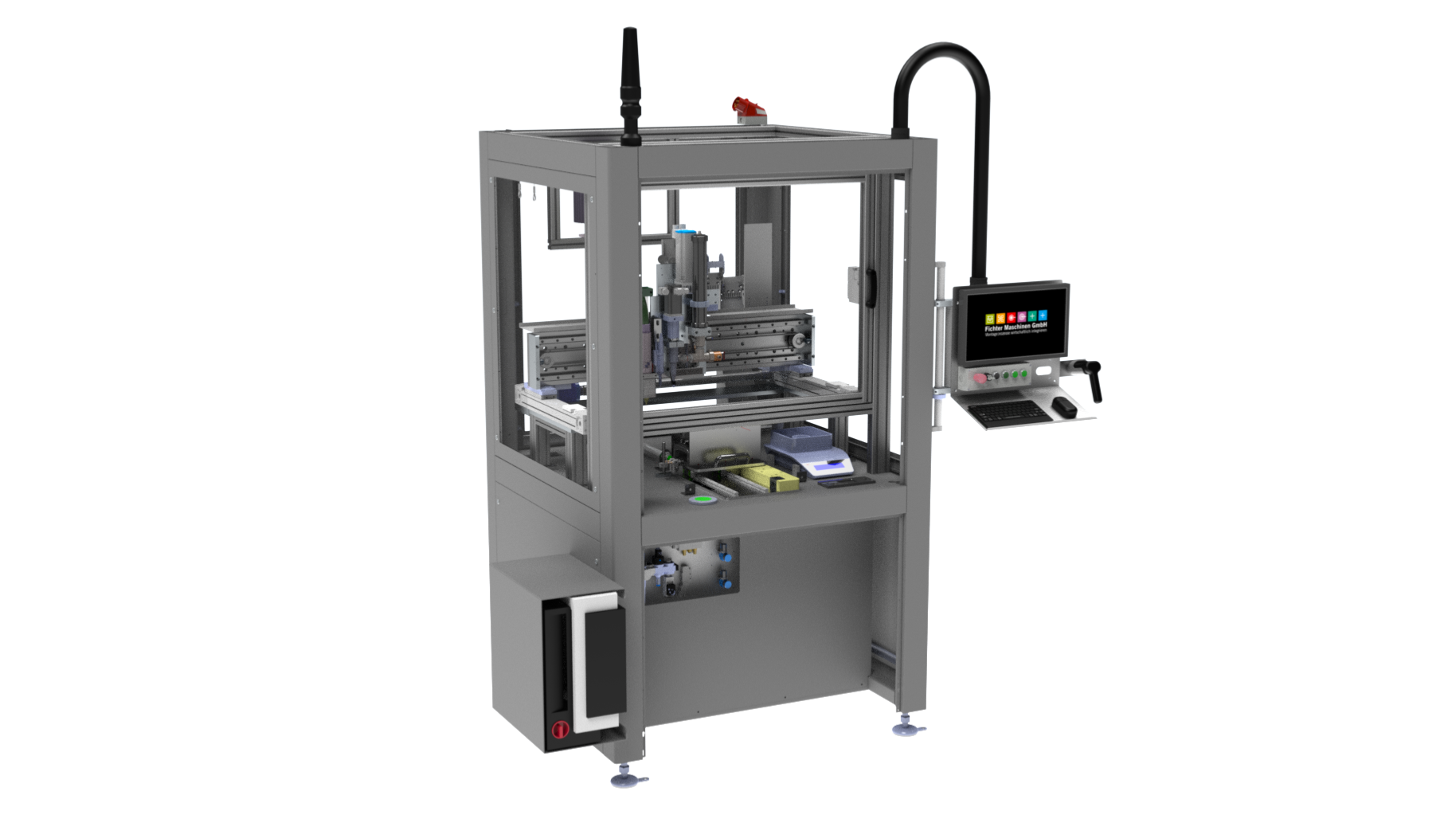 Klebemaschine Durchflussmesssensor