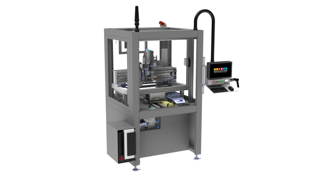 Gluing machine flow meter sensor