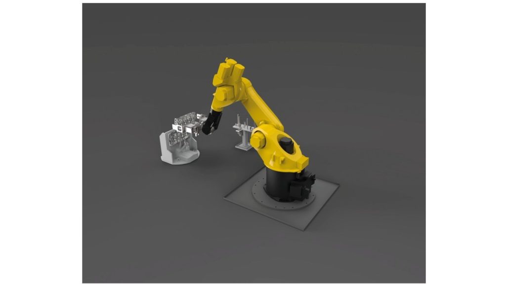 SW Roboterzelle für Bürsten und Entgraten