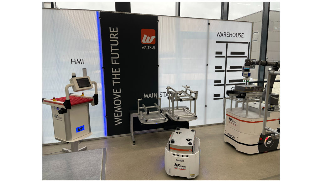 AMR Aufbauten-Bahnhof – Ein AMR mehrere Aufgaben mit jeweils dem Richtigen Aufbau