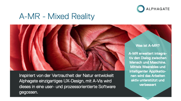 A-MR Mixed Reality &ndash; Anwendungen f&uuml;r Schulung und Support