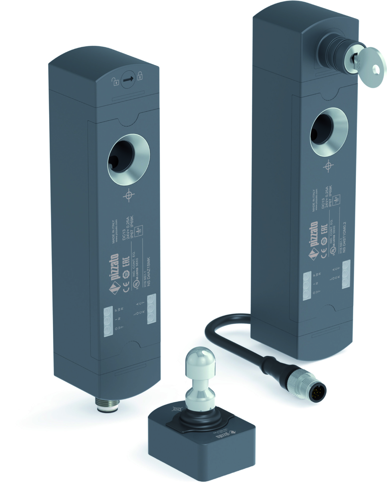 New versions for NS series safety switches with solenoid and RFID technology