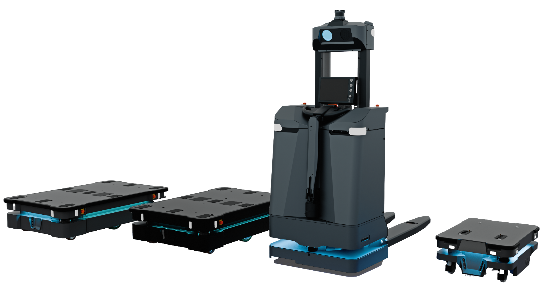 Fahrerlose Transportsysteme von Mobile Industrial Robots für die Intralogistik