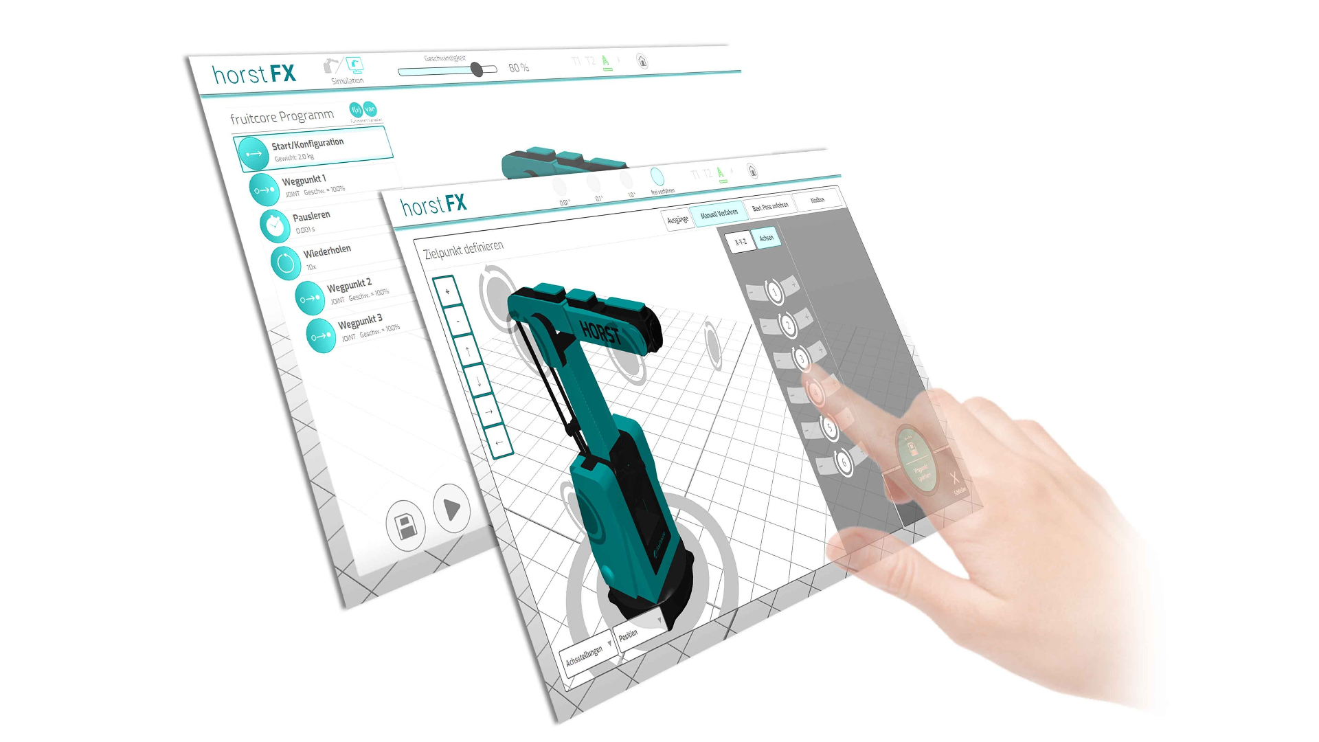 Operating software horstFX