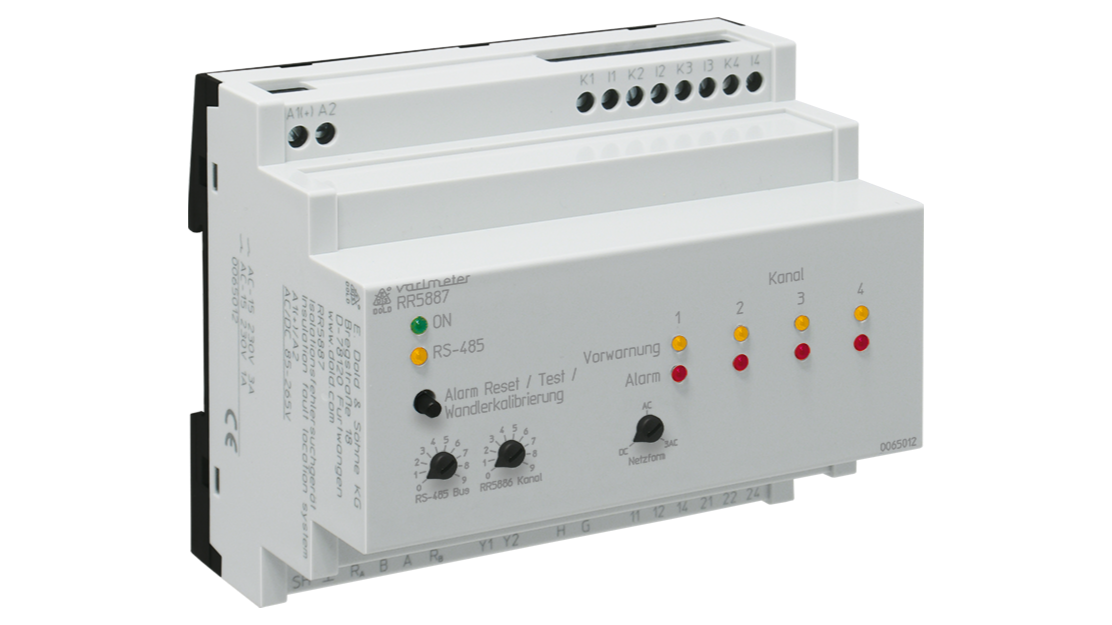 Système de recherche des défauts d’isolement avec Modbus RTU