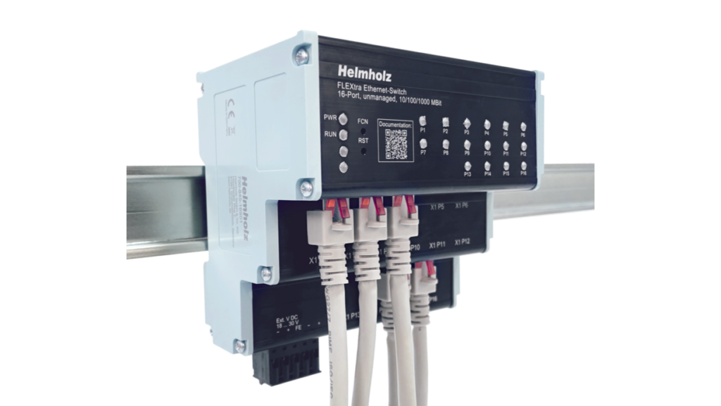 FLEXtra Ethernet Switch 16-Port, unmanaged, 10/100/1000 Mbps