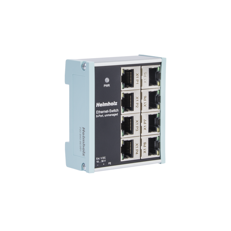 Industrial Ethernet-Switch 8-port, unmanaged, 10/100Mbps