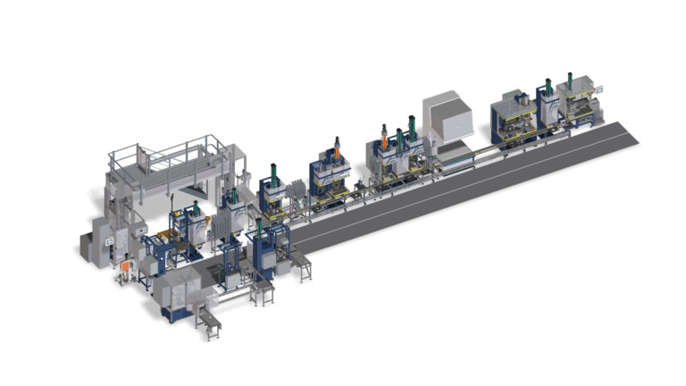 Montageanlage Differentialgetriebe