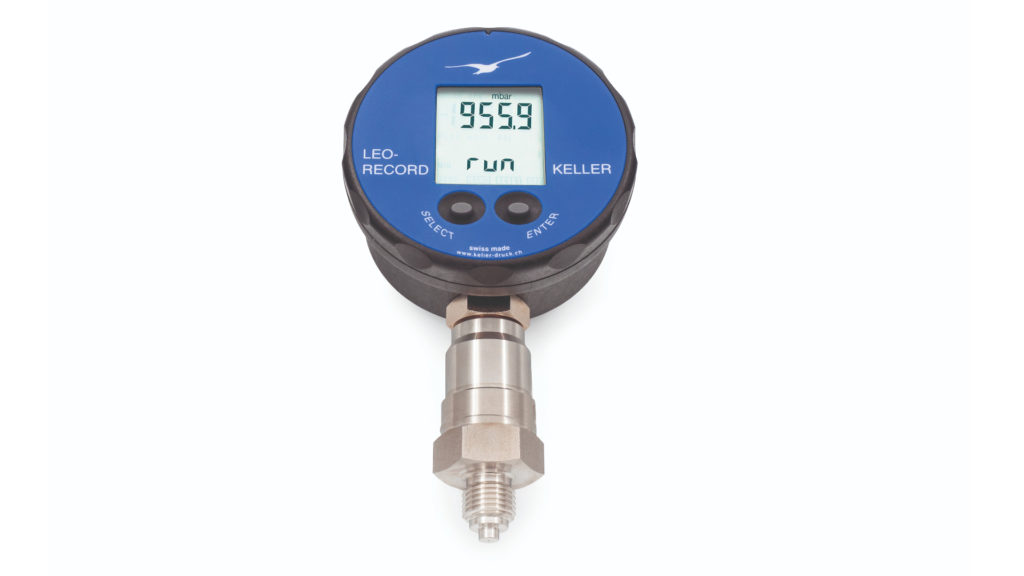 Digital pressure gauge LEO-Record-H2