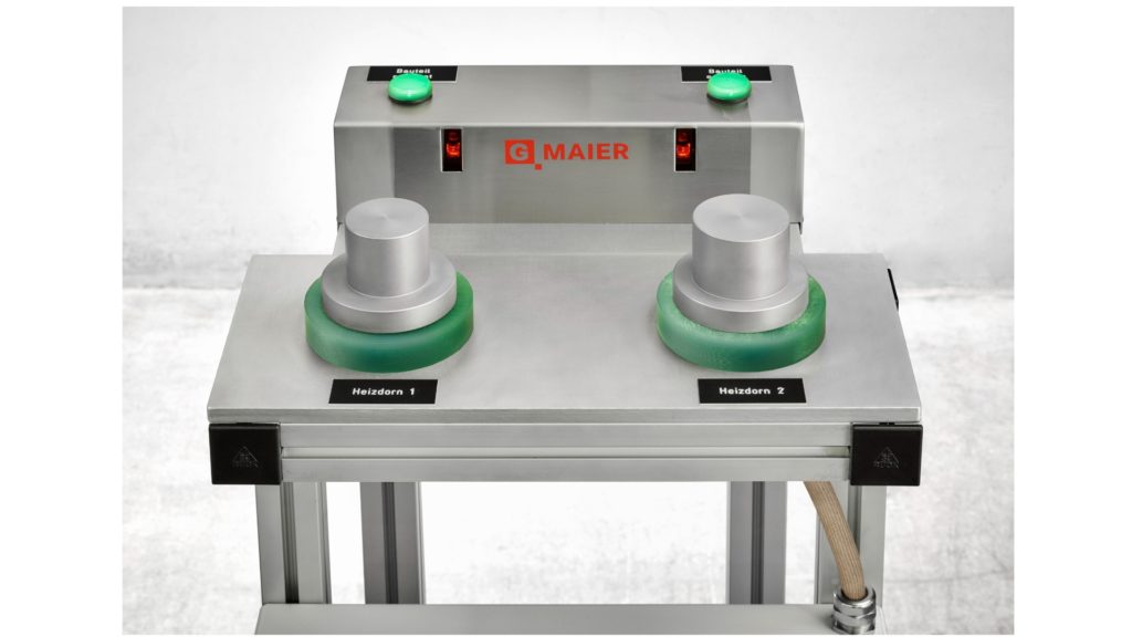 Heating mandrels for a very good energy footprint
