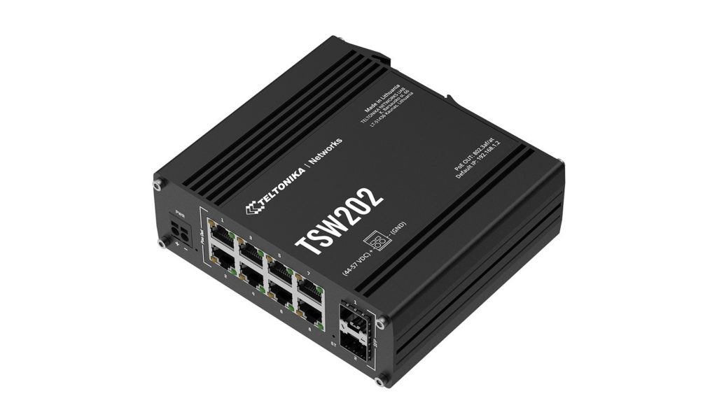 Teltonika TSW202 Managed L2 PoE+ Gigabit Switch mit 2x SFP