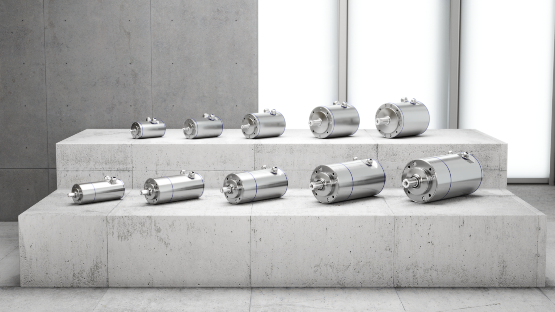Stainless steel servo gearmotors from the PSH..CM2H.. series