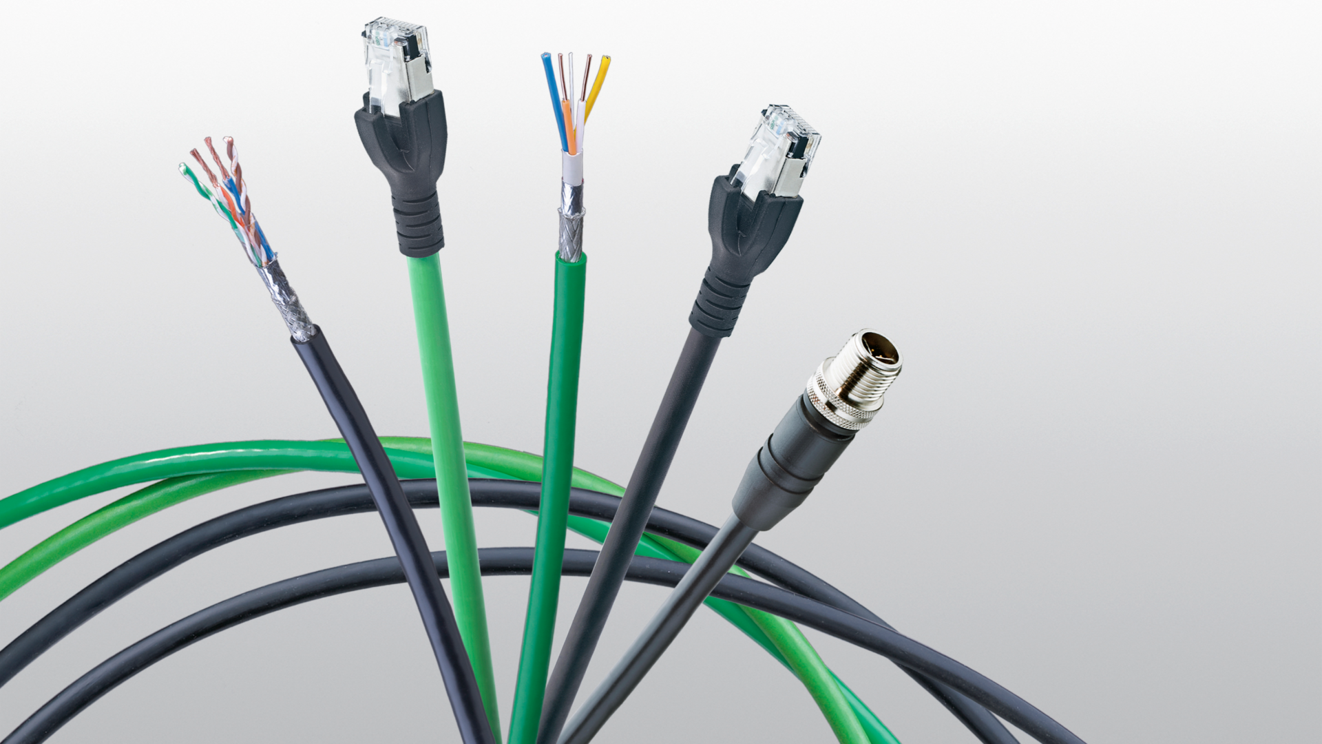 Industriekabel und Steckersysteme