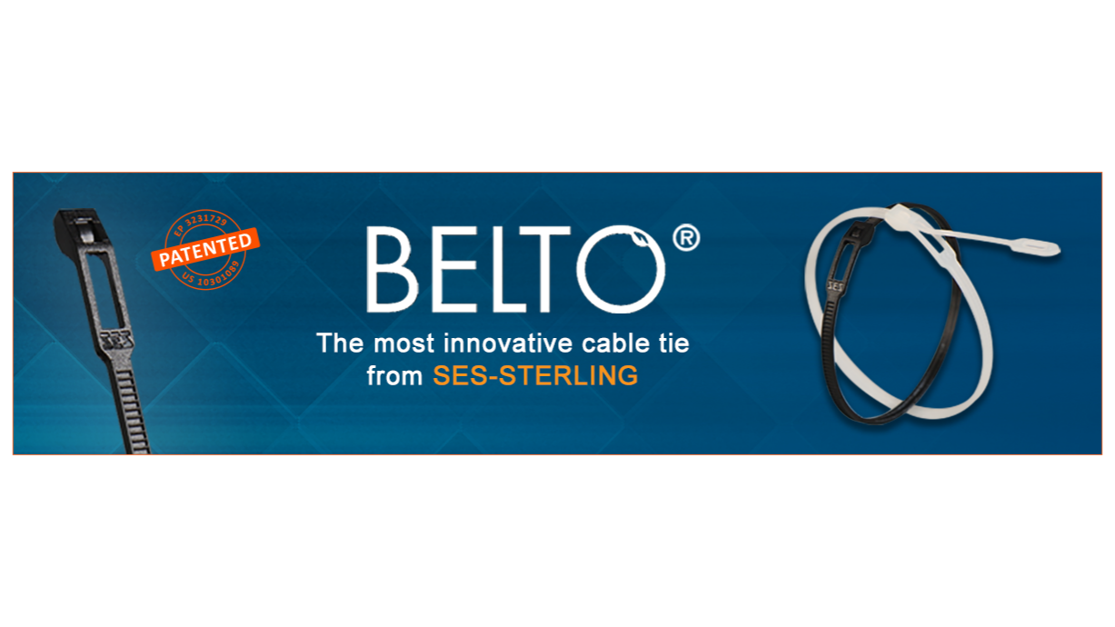 BELTO®, the most innovative cable tie from SES-STERLING