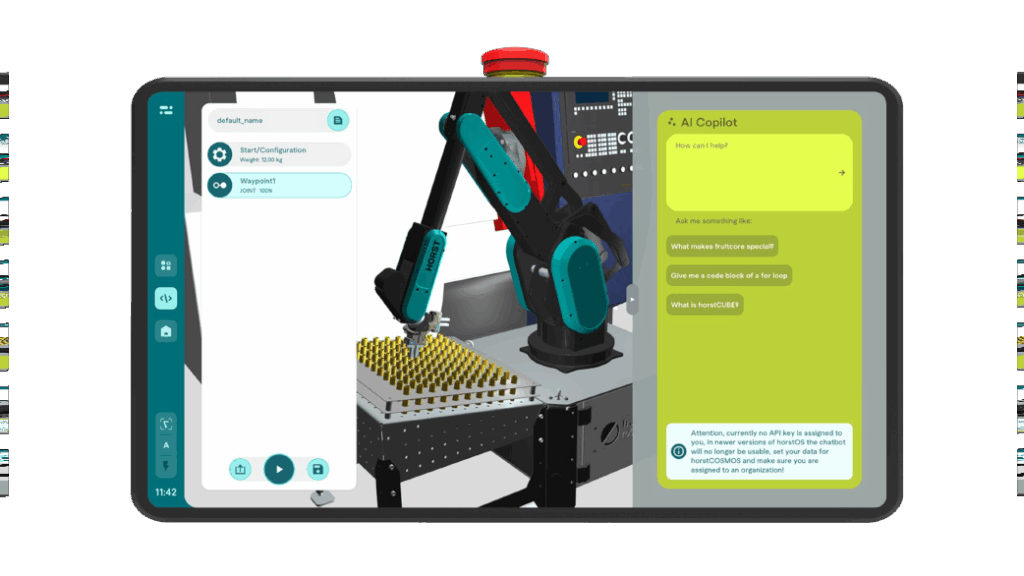 Control software horstOS powered by AI
