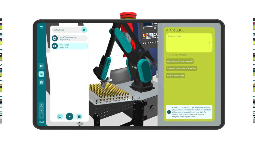 Control software horstOS powered by AI