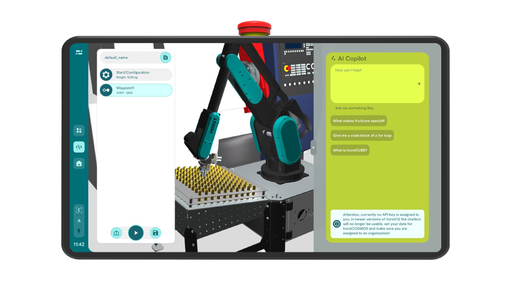Steuerungssoftware horstOS powered by AI