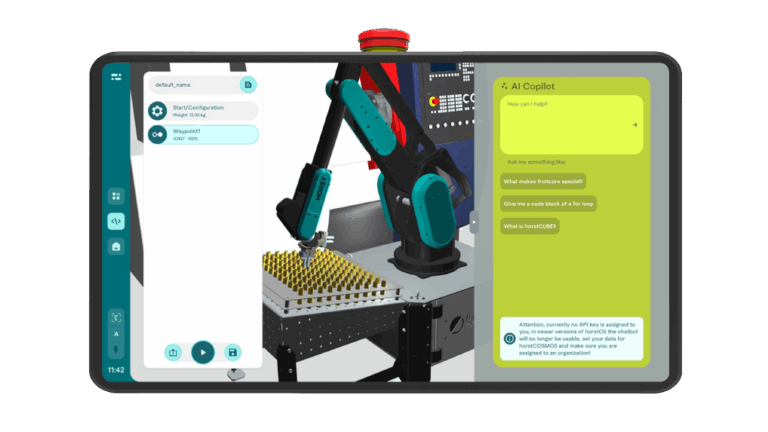 Steuerungssoftware horstOS powered by AI