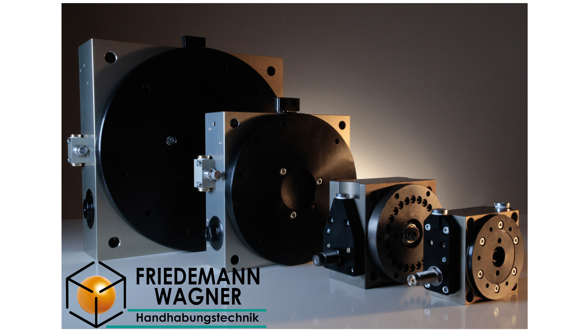 Hersteller pneumatischer Rundschalttische in 4 Größen