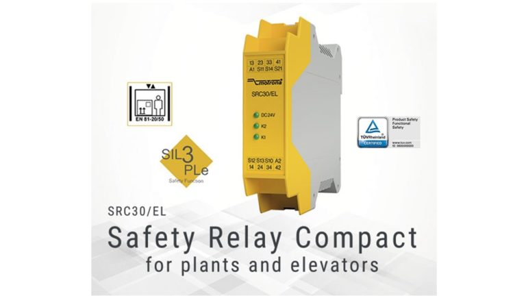 Safety Relay Compact SRC30/EL – für Maschinen und Aufzüge
