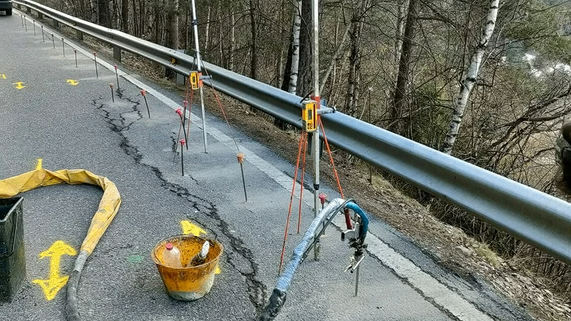 Consolidación del terreno mediante el sistema Uretek Multipoint