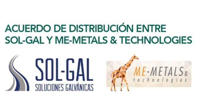NUEVO ACUERDO COMERCIAL ENTRE SOL-GAL Y ME-METALS TECHNOLOGIES