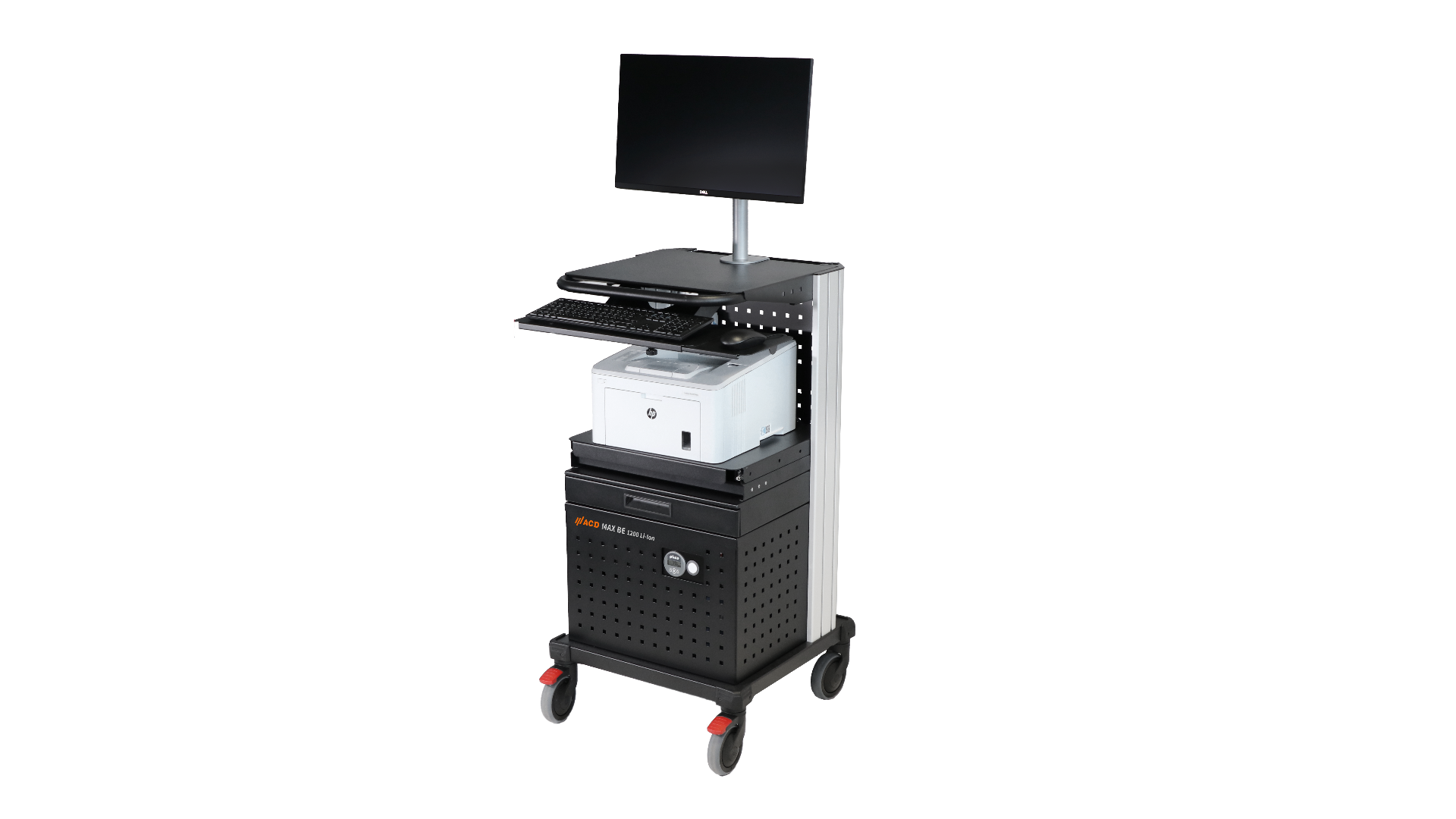 Mobiler Arbeitsplatz MAX Black Edition